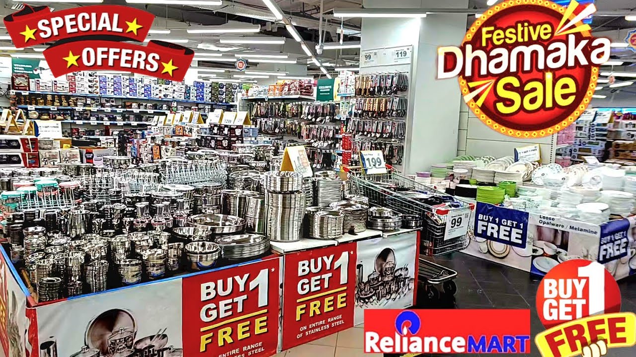🔥D MART RELIANCE /Cheapest price Clearance sale!! Under ₹78/offers upto 85% off kitchen steel house,