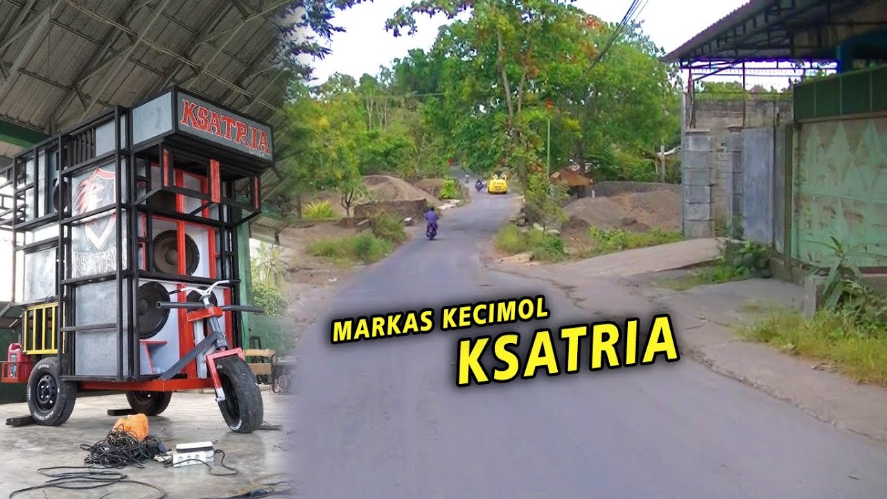 Jalan menuju markas kecimol KSATRIA di desa arjangka pringarata lombok tengah