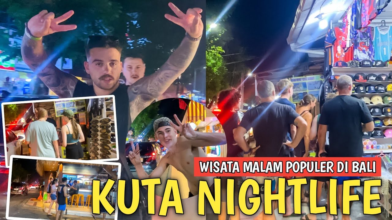 GEMERLAP MALAM KUTA BALI DI TAHUN 2024 BANYAK TURIS