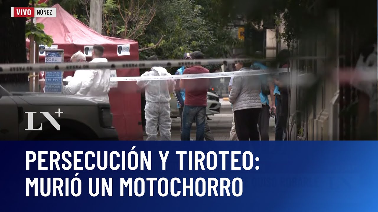 Un policía retirado mató a un motochorro que quiso robarle; persecución y tiroteo