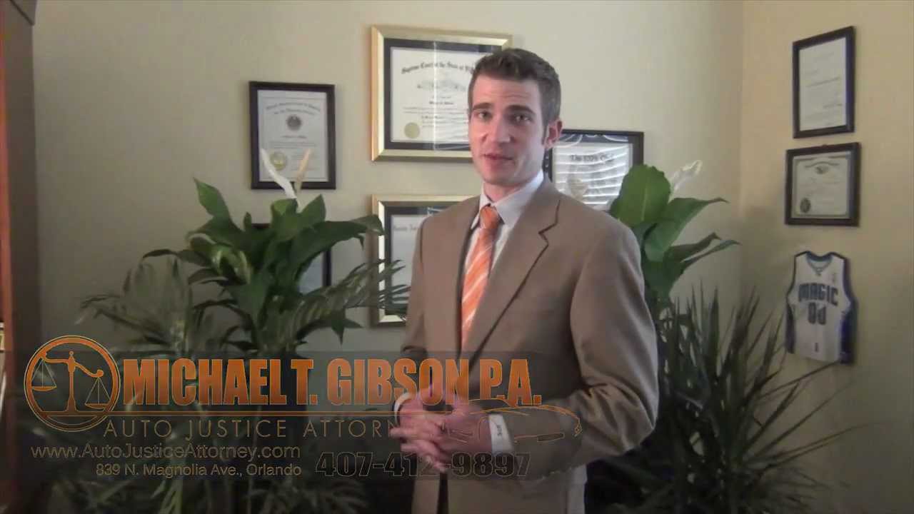Orlando Florida Car Accident Attorney Michael T. Gibson