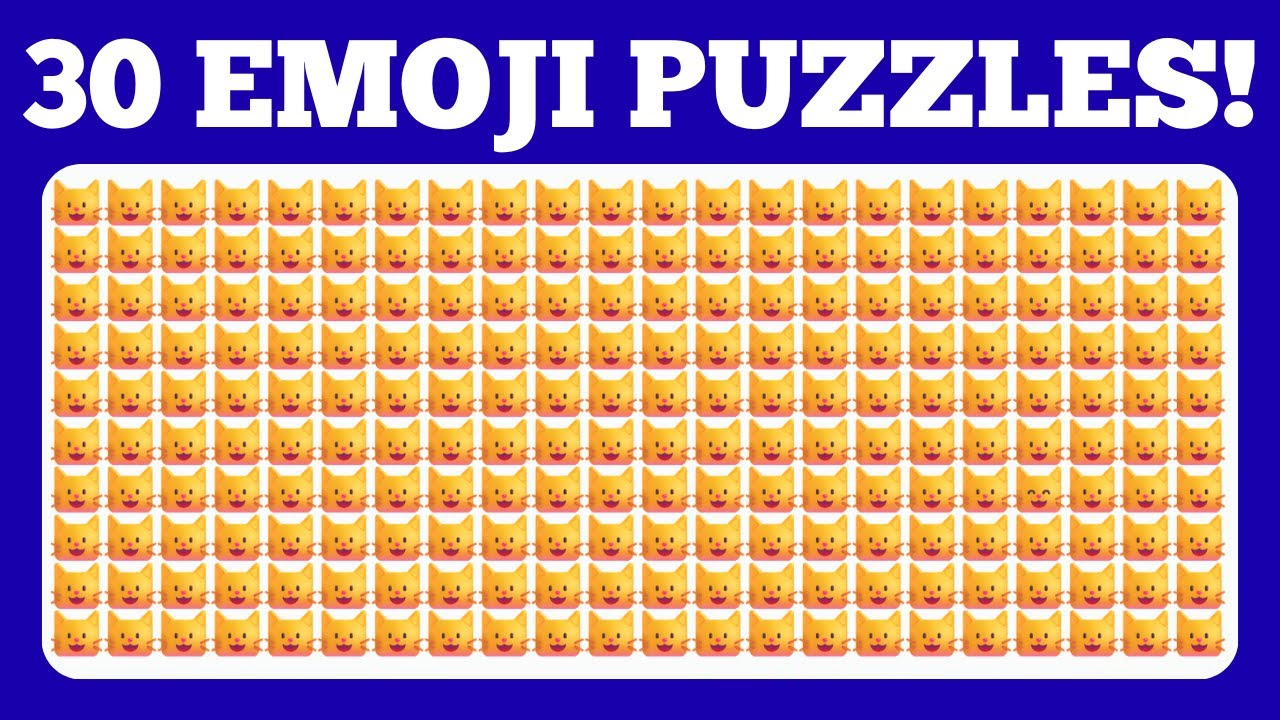 Can You Spot the Odd Emoji? 🔍 Hard Visual Brain Challenge