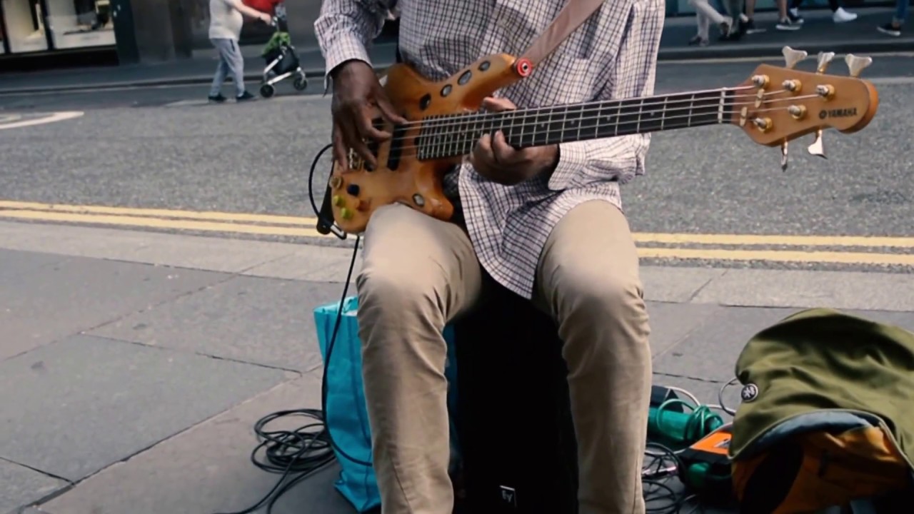 OJAY Newcastle's best Funky Bass Busker