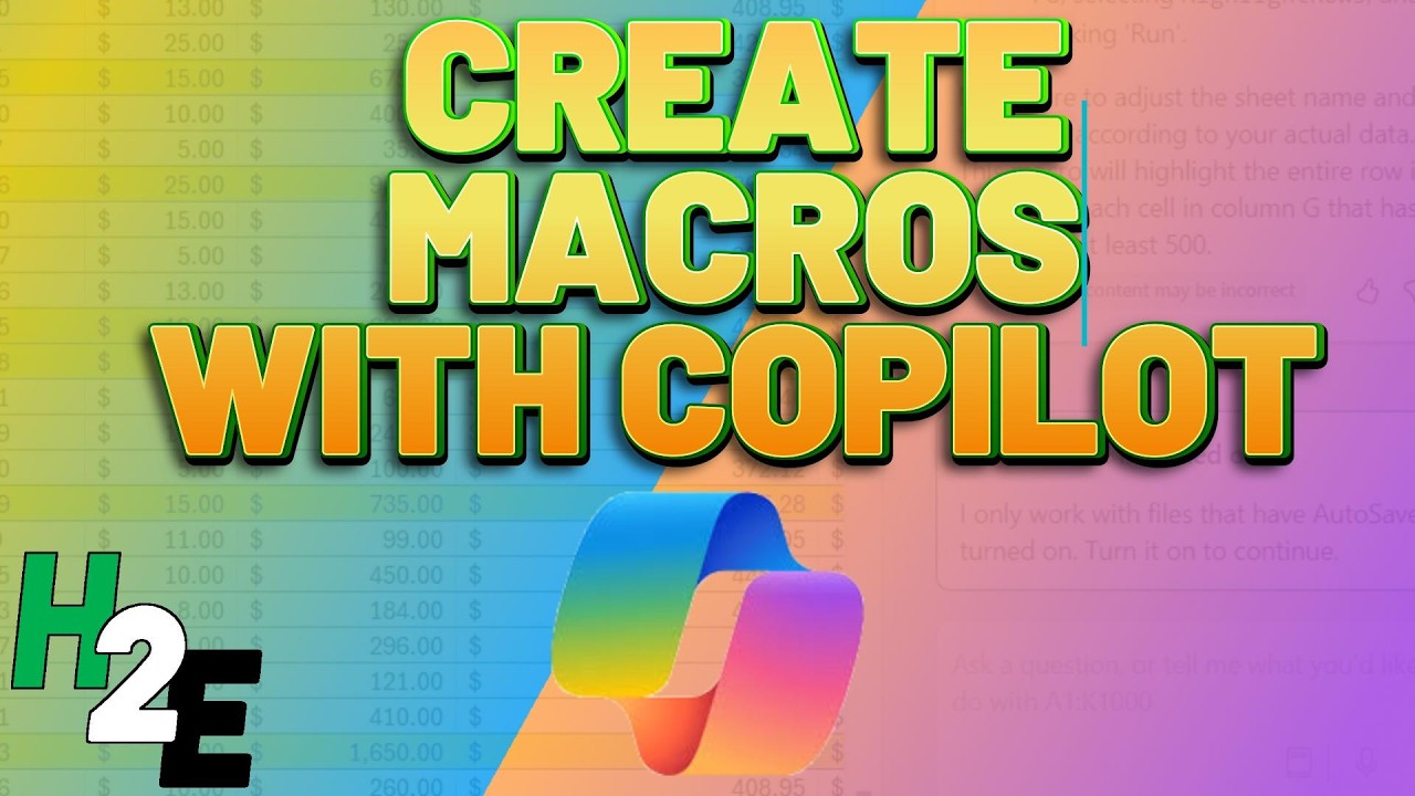 Excel Copilot: Easily Code VBA Macros Even if You're a Beginner