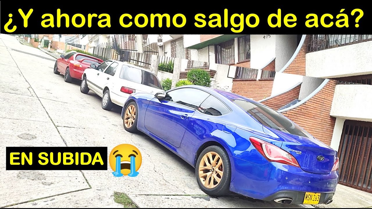 Como salir de estacionamiento paralelo EN SUBIDA, COMO ESTACIONAR, como dimensionar el carro, parque
