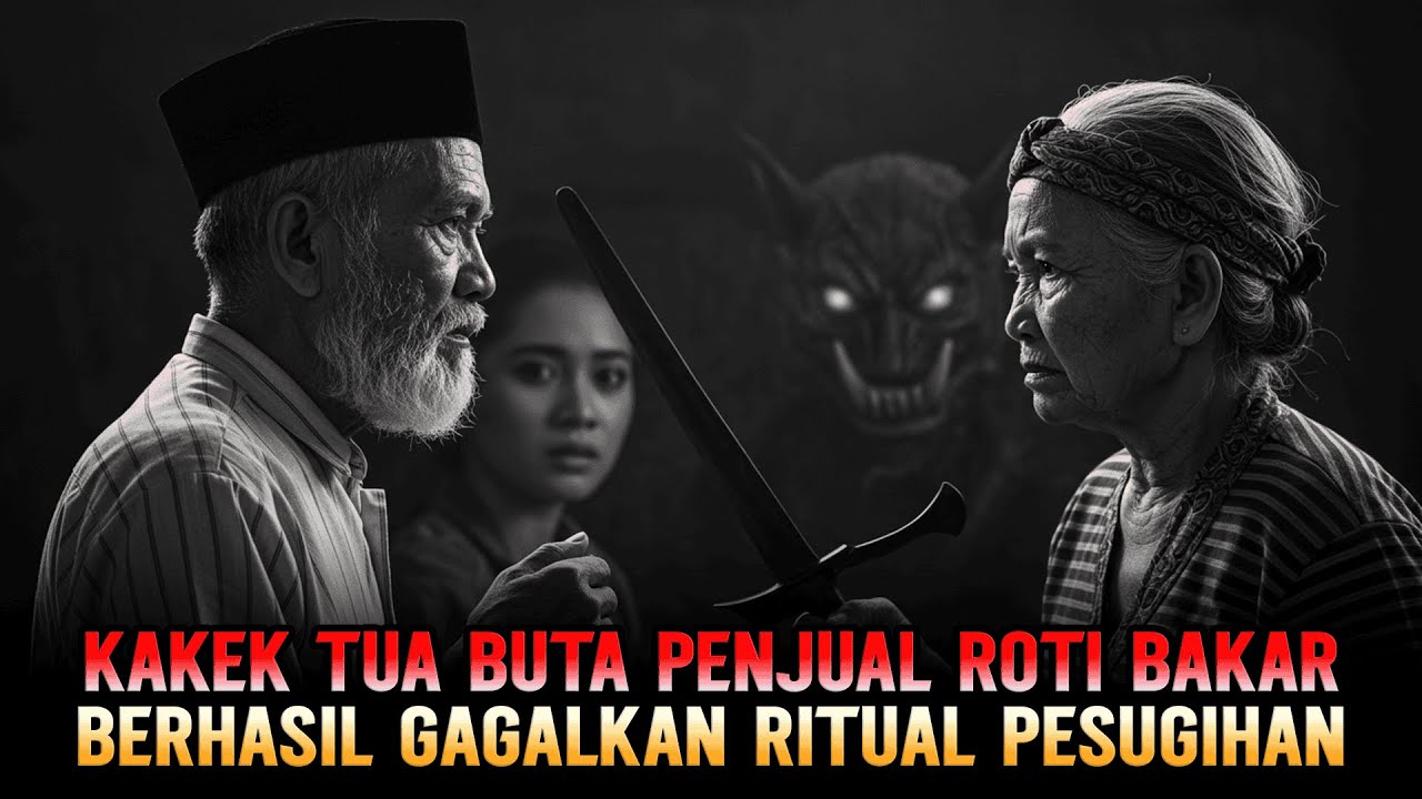 Kisah Ngeri - Selamat dari Tumbal Pesugihan berkat Kakek Buta Penjual Roti Bakar
