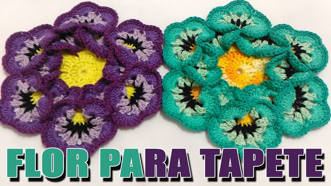 🔴 FLOR  DE CROCHE AMOR PERFEITO - Diy flor passo a passo