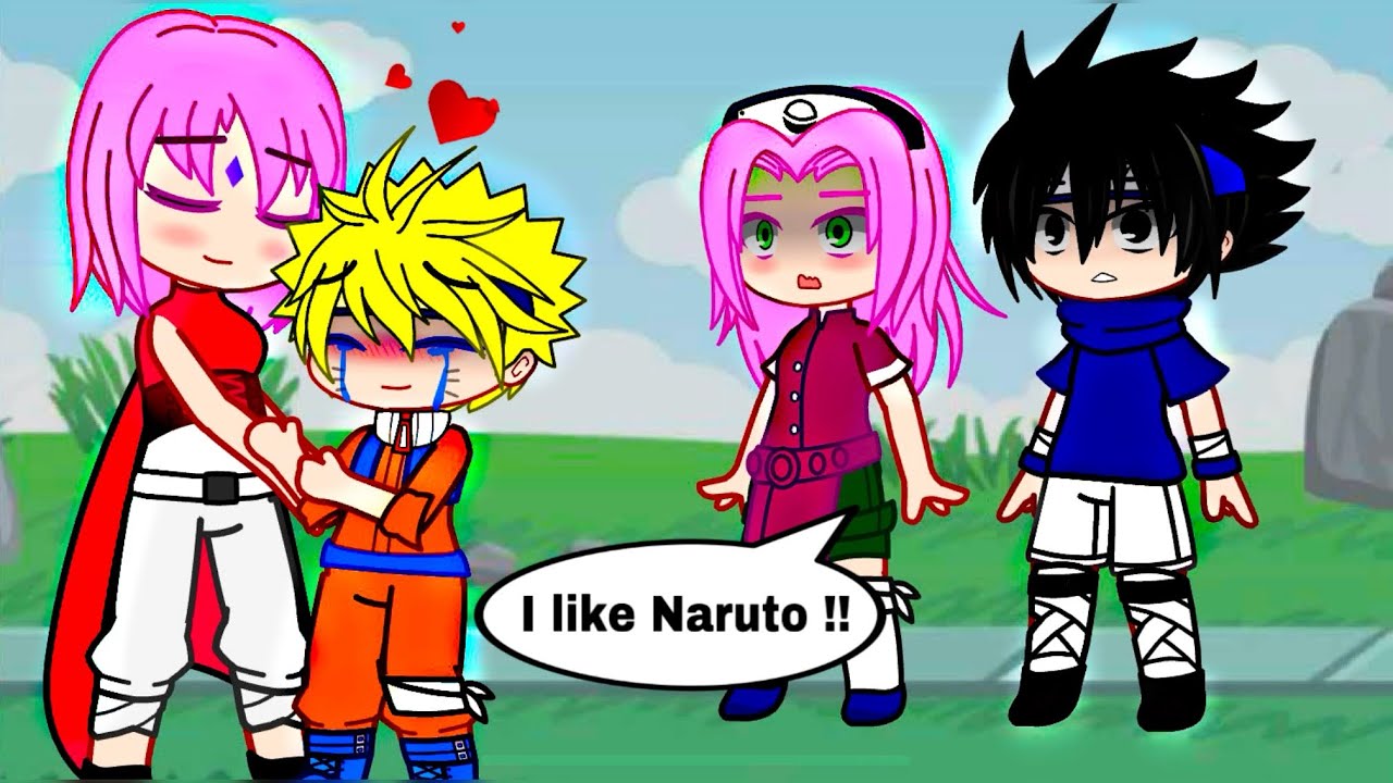 “Why Don’t You Treat Me as a Friend 💔?” || Naruto Sakura Sasuke meme || Gacha Club