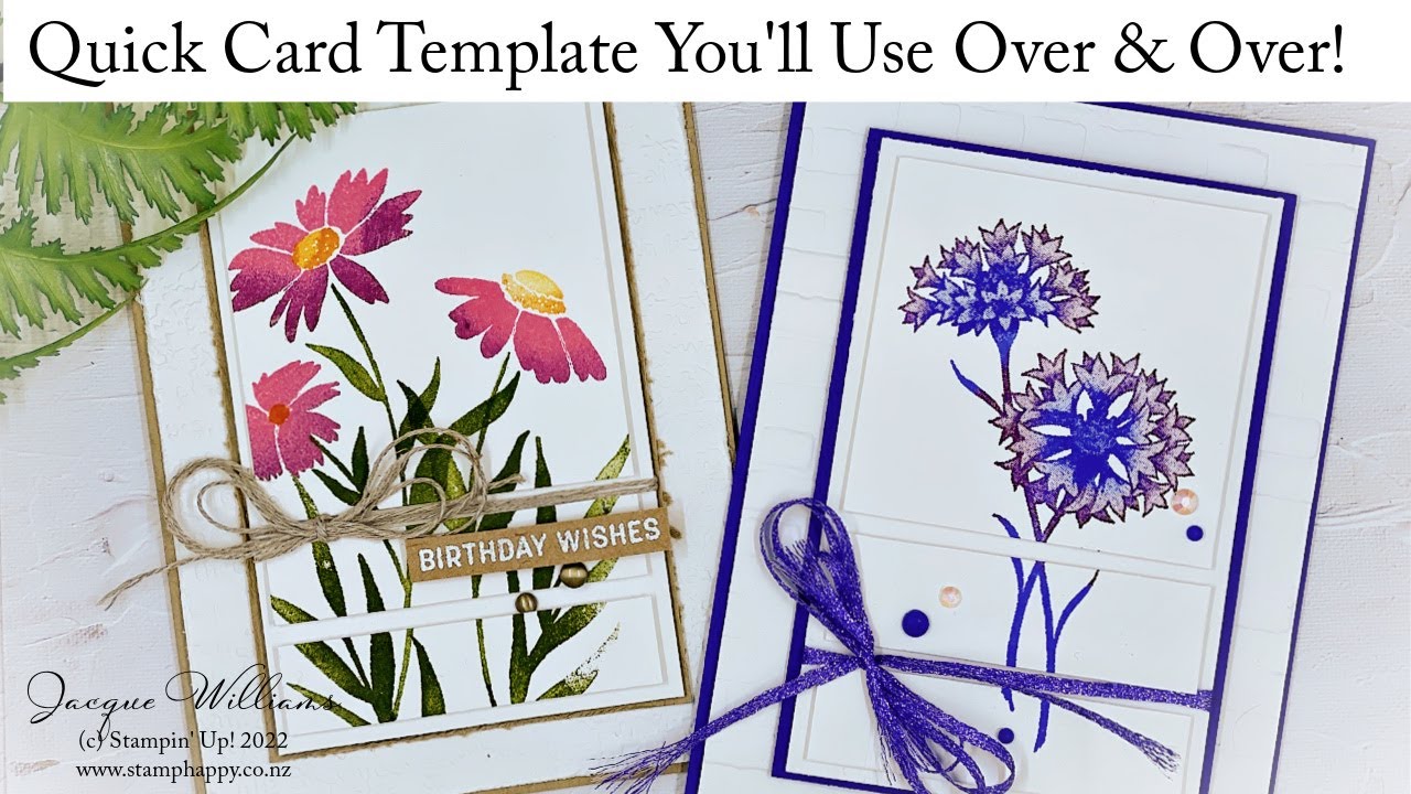 Quick & Easy Card Template You'll Use Over & Over Again!