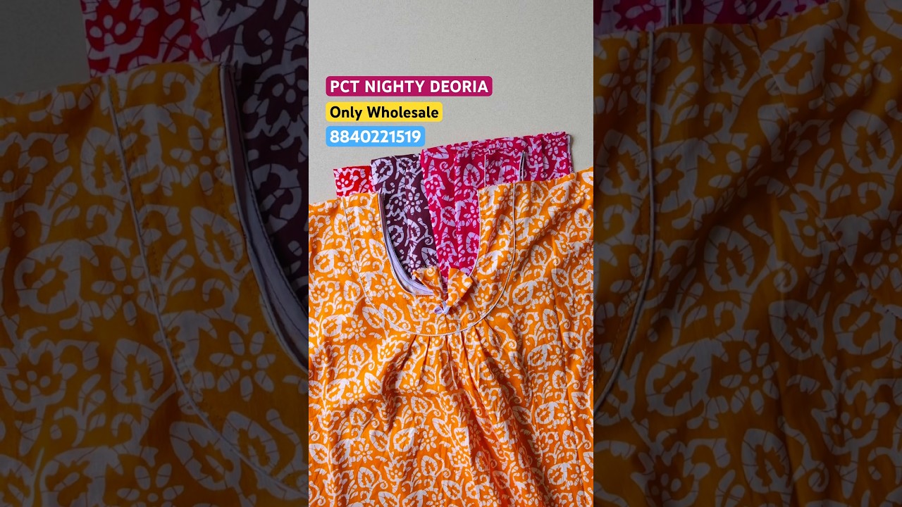 Cotton nighty Batik print | Best rate 100% Guarantee | Order now