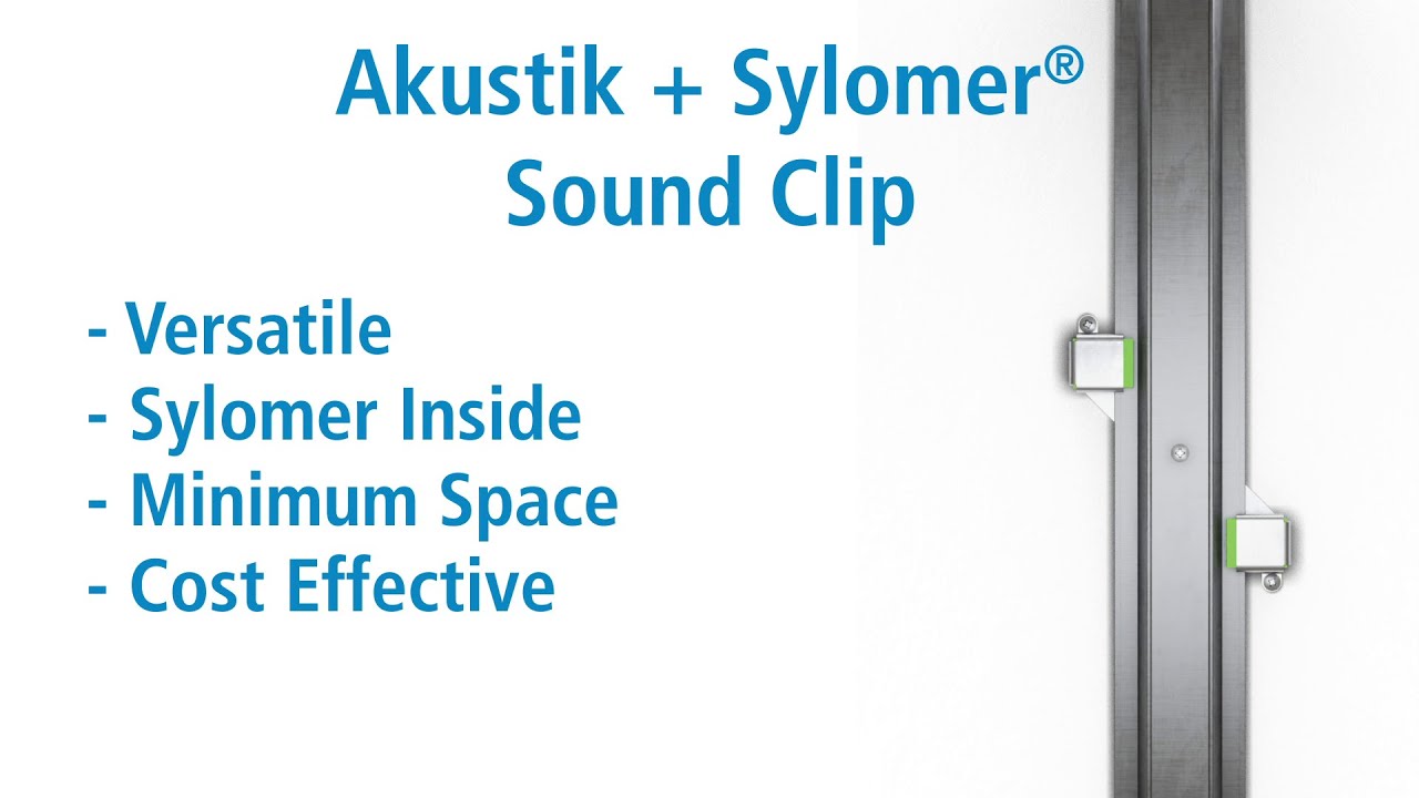 Akustik + Sylomer® Sound Clip Installation Guide