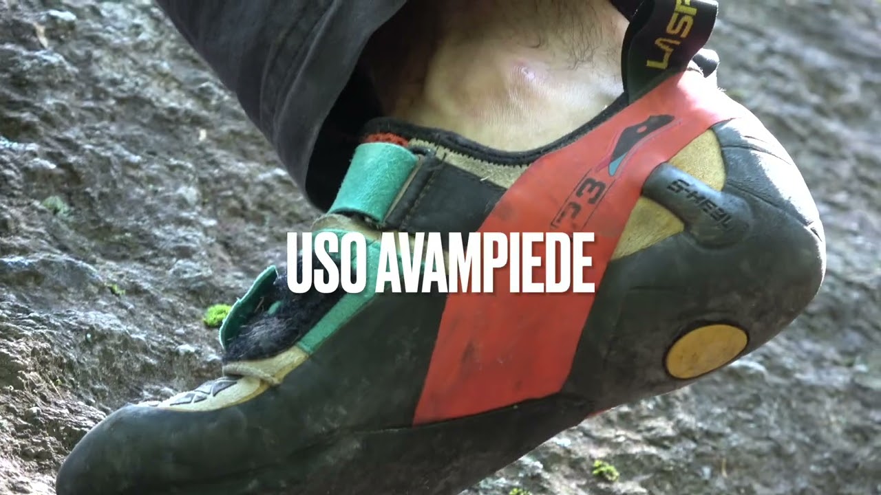 ARRAMPICATA   USO DEL PIEDE