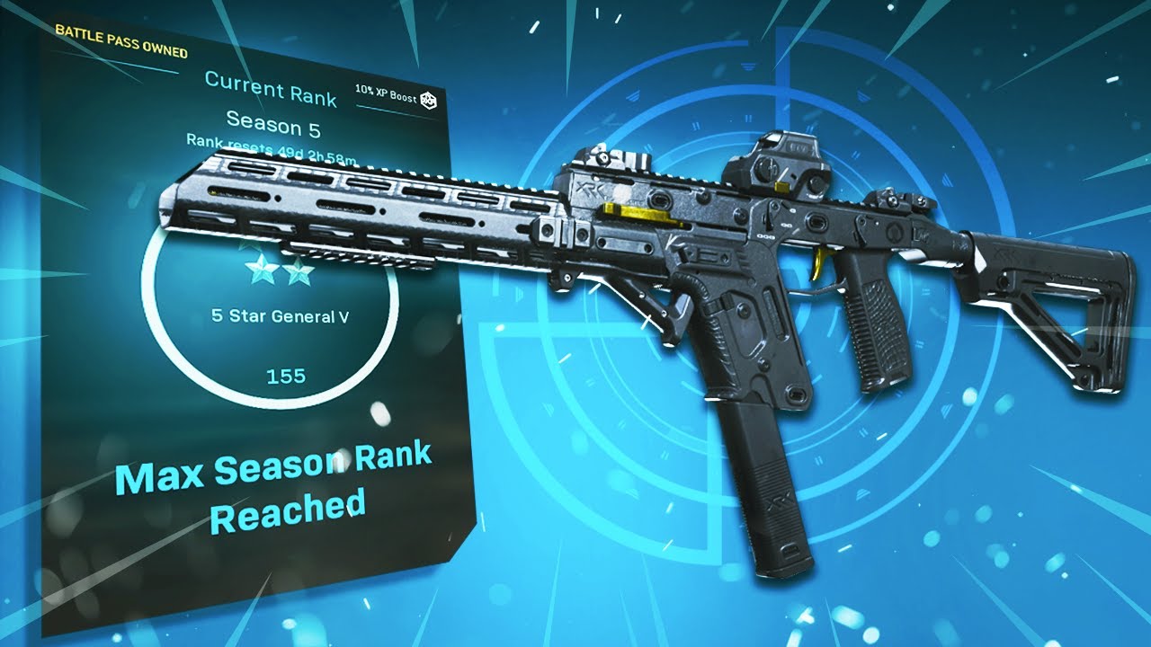 the NEW MAX LEVEL GUN in MODERN WARFARE! SEASON 5 MAX RANK REWARD! (Modern Warfare Warzone)