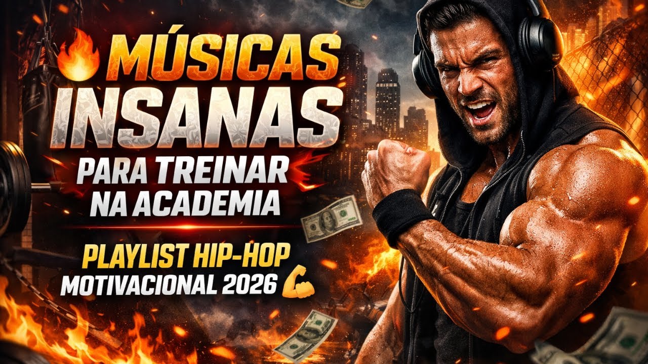 🔥 MÚSICAS INSANAS PARA TREINAR NA ACADEMIA | PLAYLIST HIP-HOP MOTIVACIONAL 2026 💪