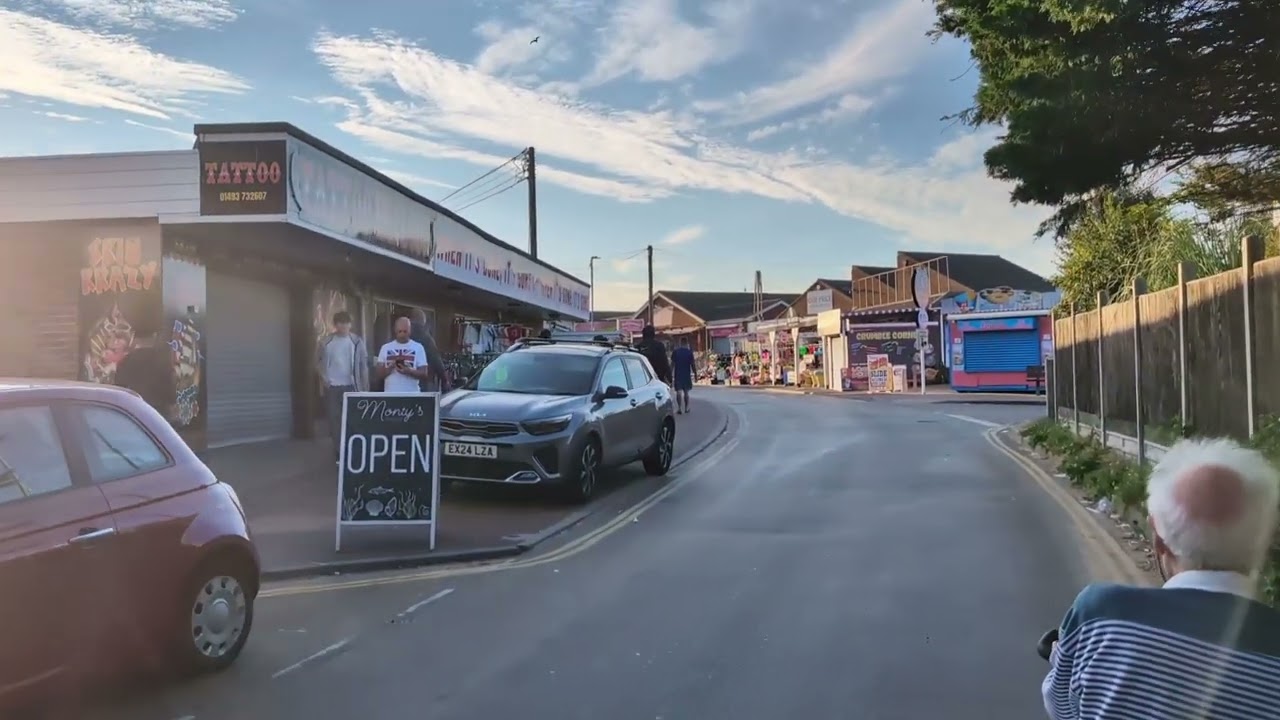 Walking The High Street In Hemsby, August 2025