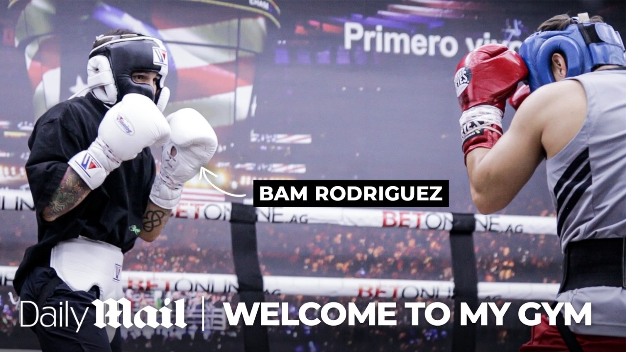 Watch Bam Rodriguez SPAR in preparation for his title unifier | Welcome To My Gym