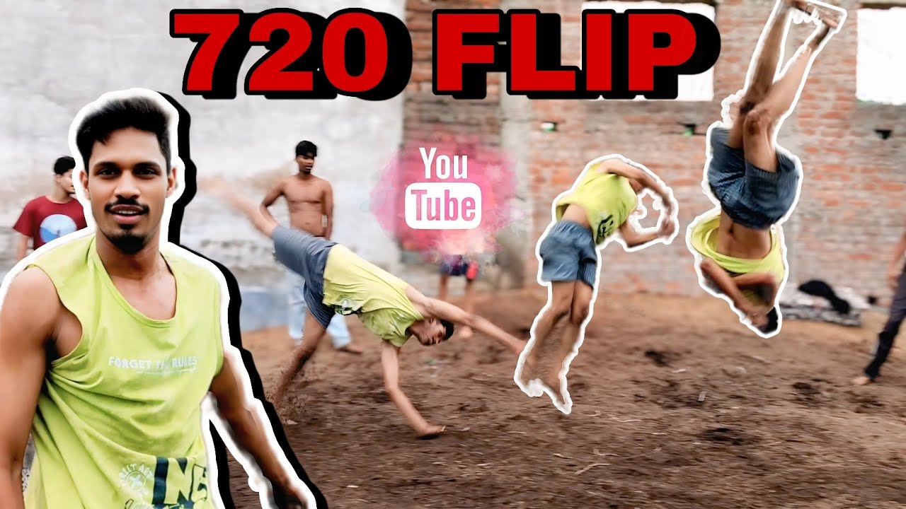 It is said that one can do 720 flips 10 times continuously at a time 🤸 ? #vlog #youtube #dailyvlog 