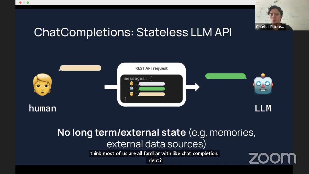 State and memory management for LLMs (with creator of MemGPT )