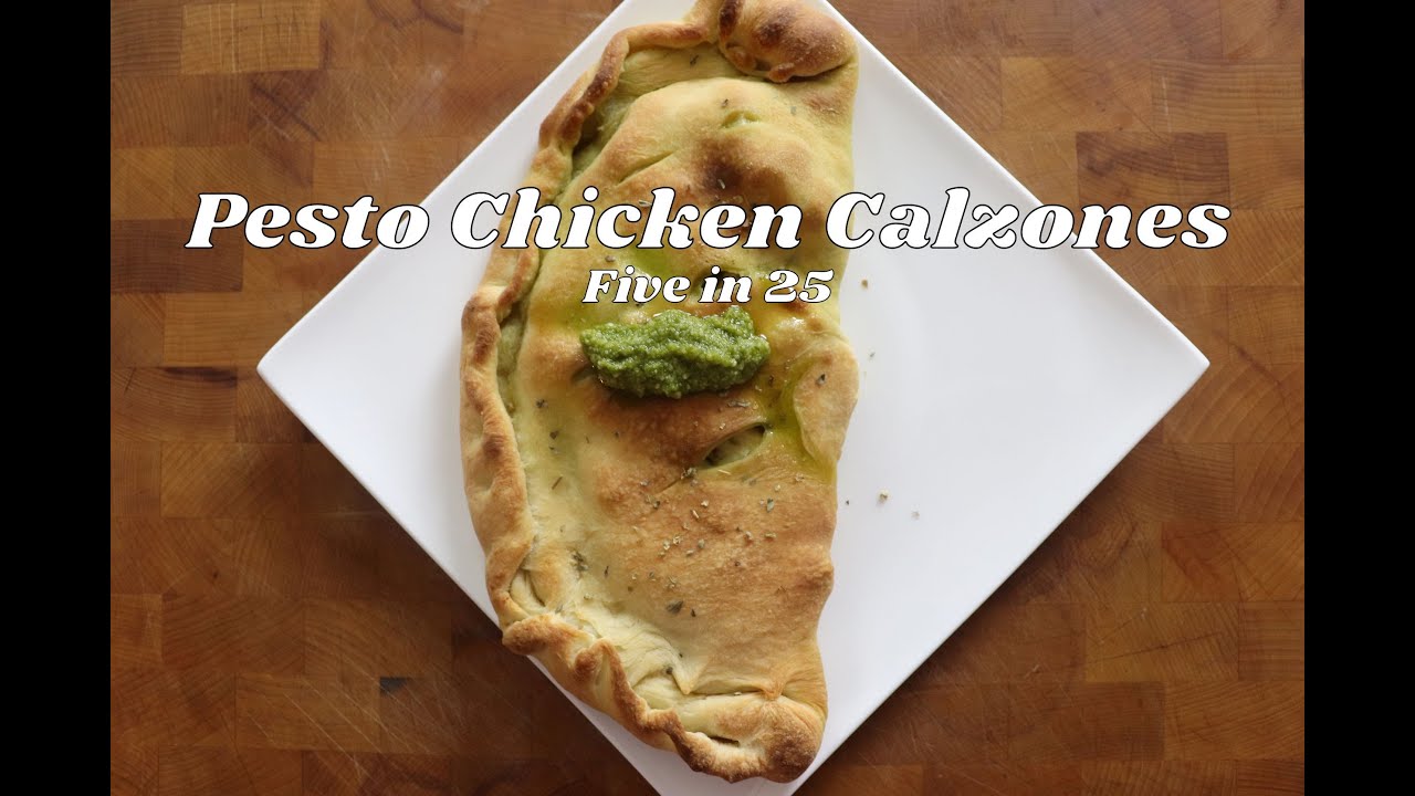 Pesto Chicken Calzone