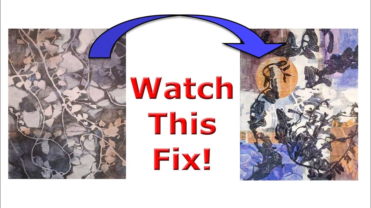 I Thought This Collage Was Ruined... Until I Did THIS!