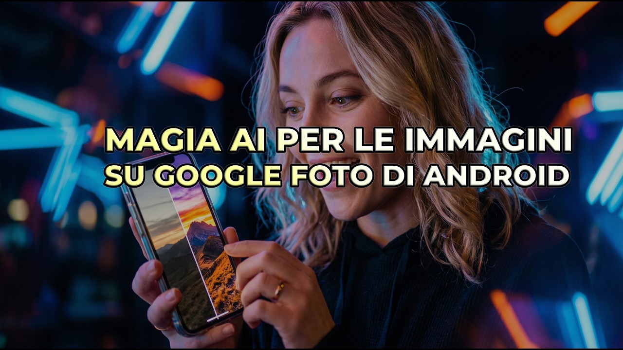 Tutorial Google Foto Android: Fotoritocco con l'Intelligenza Artificiale