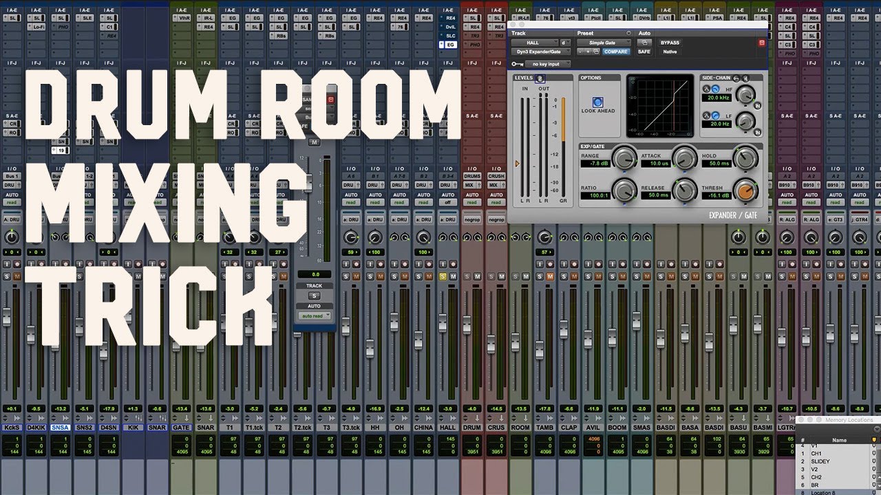 Drum Mixing Trick for Bigger Room Sounds