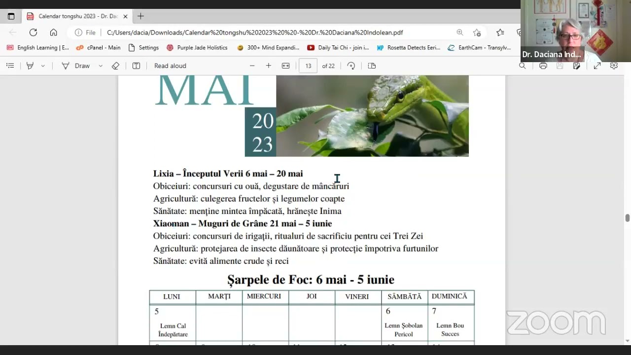 Sarpe Foc 6 mai - 5 iunie 2023 primul nod sezonier