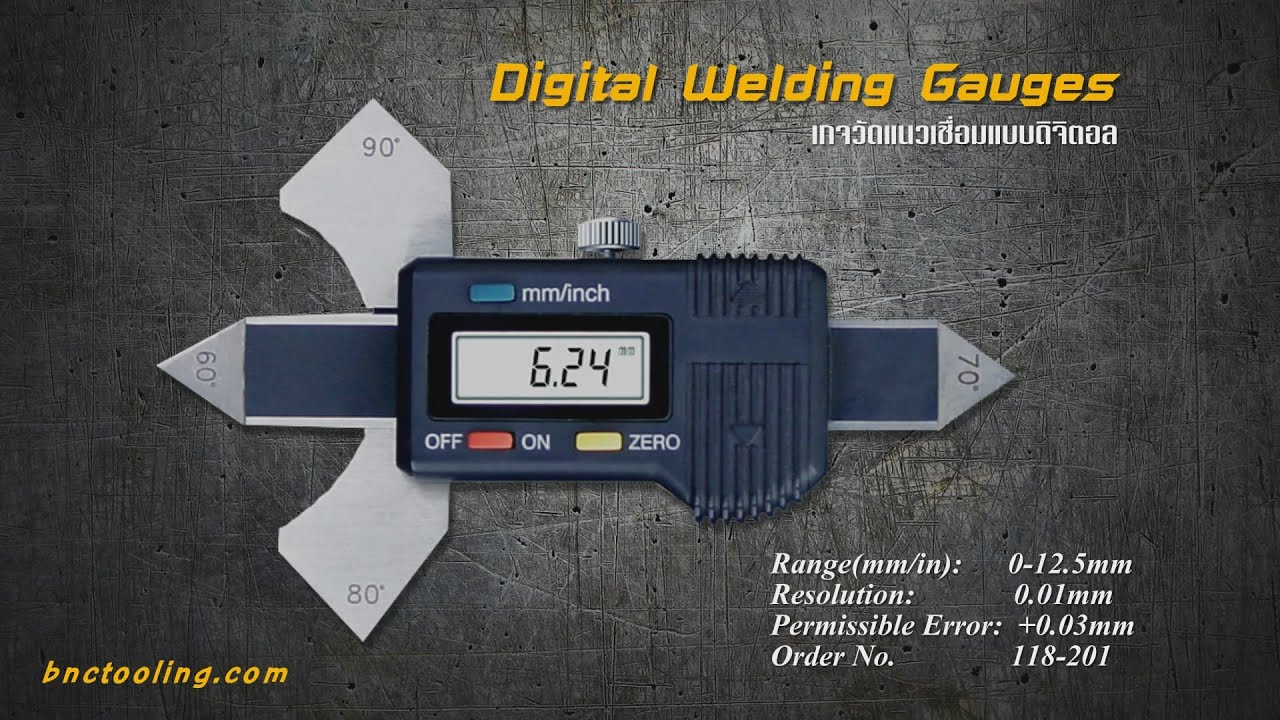 Digital Welding Gauges 118-201/เกจวัดแนวเชื่อมแบบดิจิตอล
