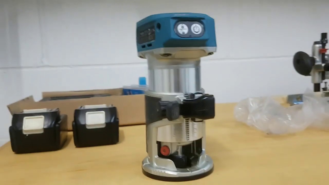 Makita DRT50Z Cordless Trimmer Router Review Pt 1