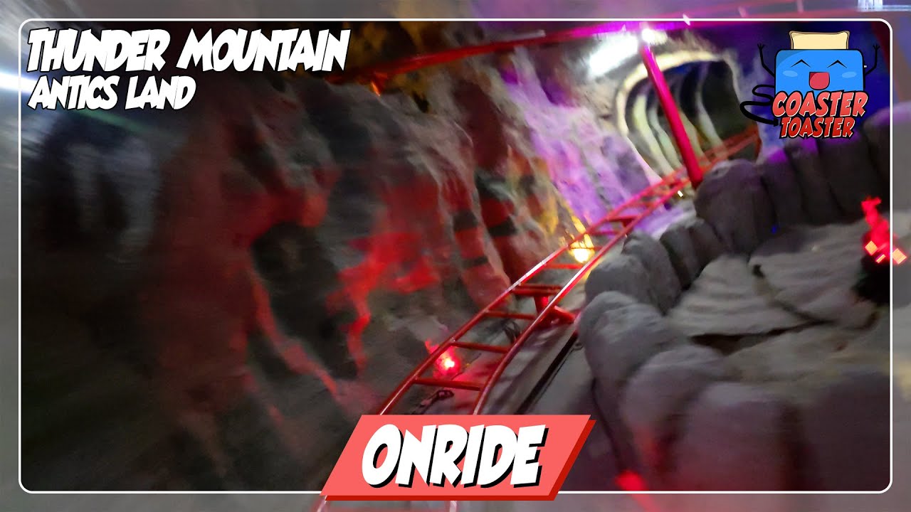 Thunder Mountain - Antics Land - Süß thematisierte Mall-Achterbahn | POV