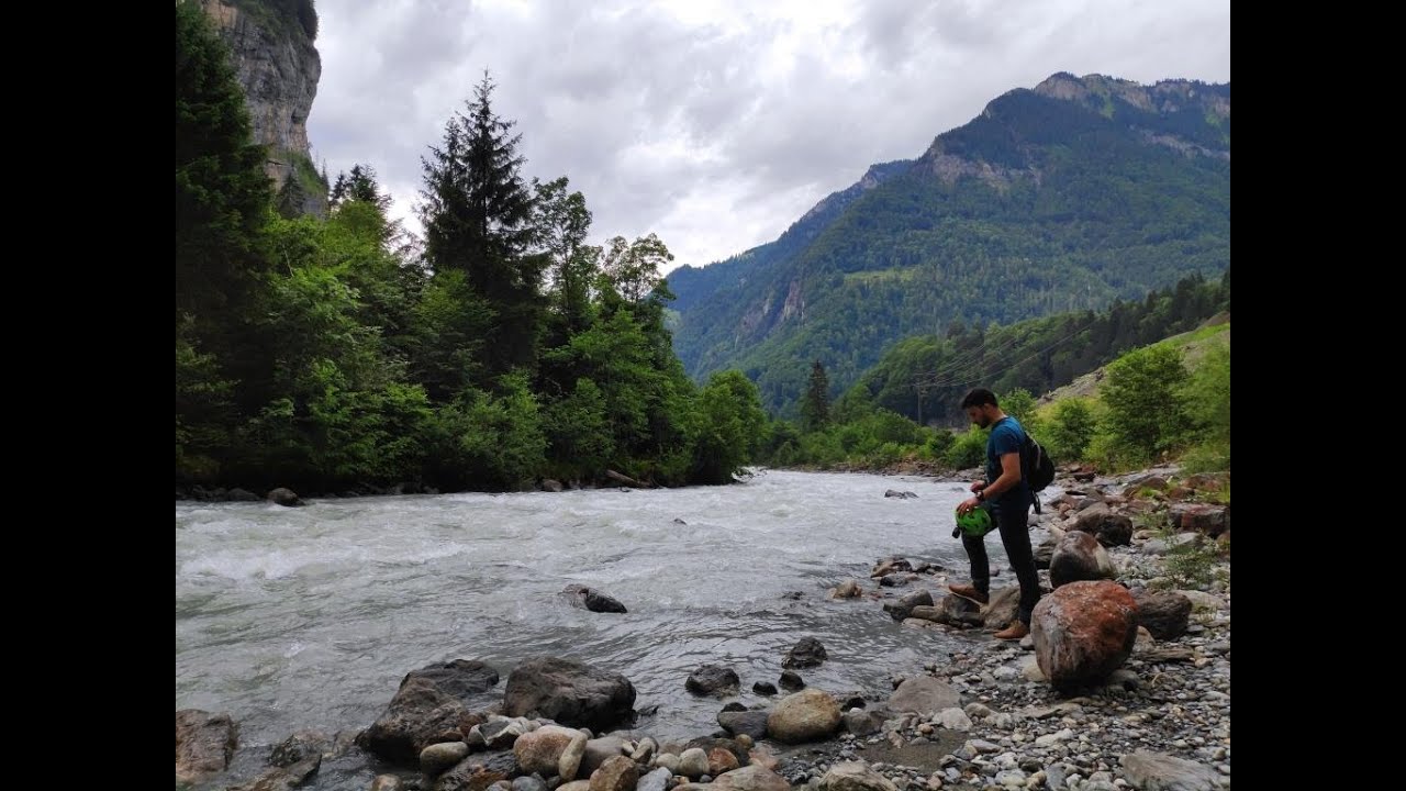 Interlaken to Lauterbrunnen on bike along the Alpine valley/Staubbach Falls/Trümmelbach Falls –Part3