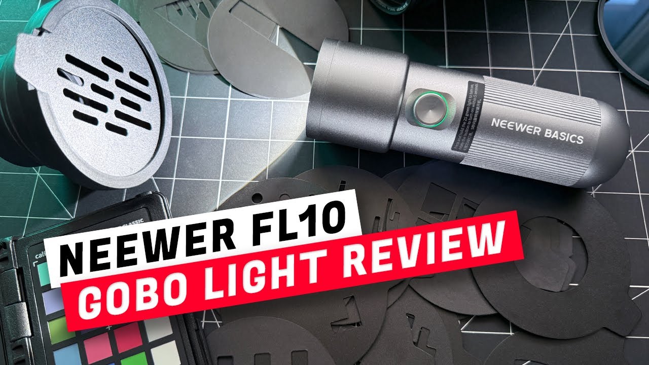 Обзор осветительного прибора Neewer FL10 Gobo Light — маленький светильник, огромный творческий п...