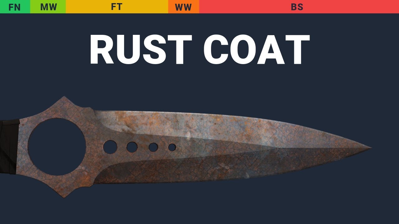 Skeleton Knife Rust Coat - Skin Float And Wear Preview