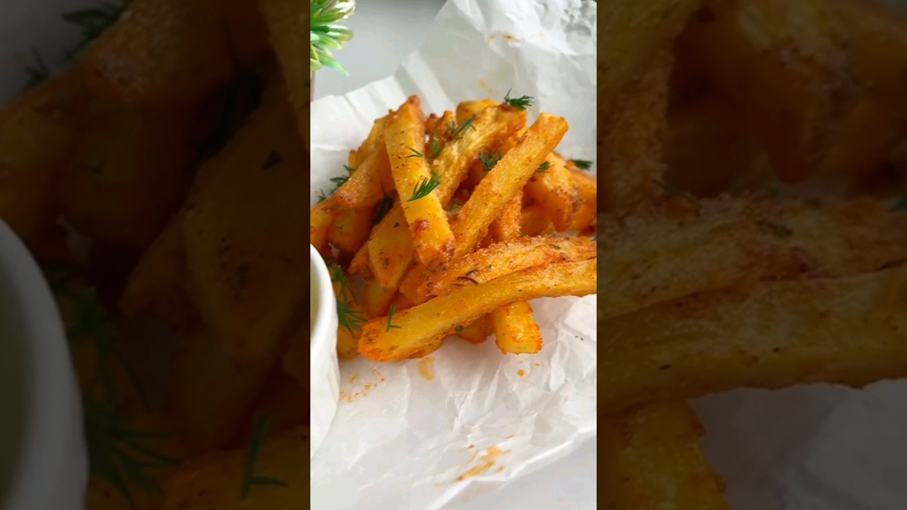 FRENCH FRIES/КАРТОШКА ФРИ В ДОМАШНИХ УСЛОВИЯХ/КАРТОШКА ФРИ ДОМА/UY SHAROITIDA FRI TAYYORLASH#shorts