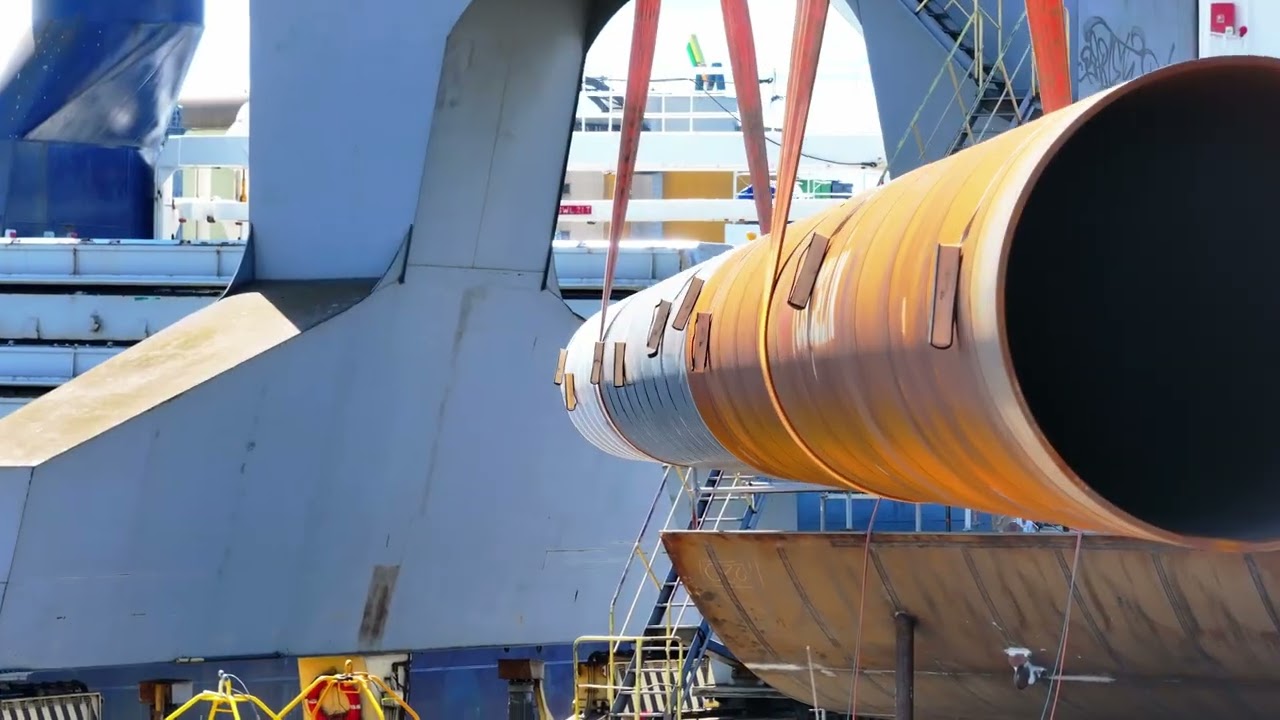 50-metrowe pale hydrotechniczne dla terminalu FSRU w Gdańsku | Impostal Grupa | DPV Logistic |