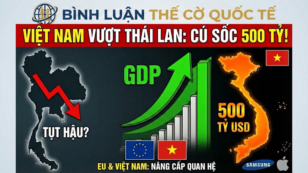 VIỆT NAM VƯỢT THÁI LAN: Phép Màu 500 TỶ USD Khiến Cả Thế Giới SỐC NẶNG!