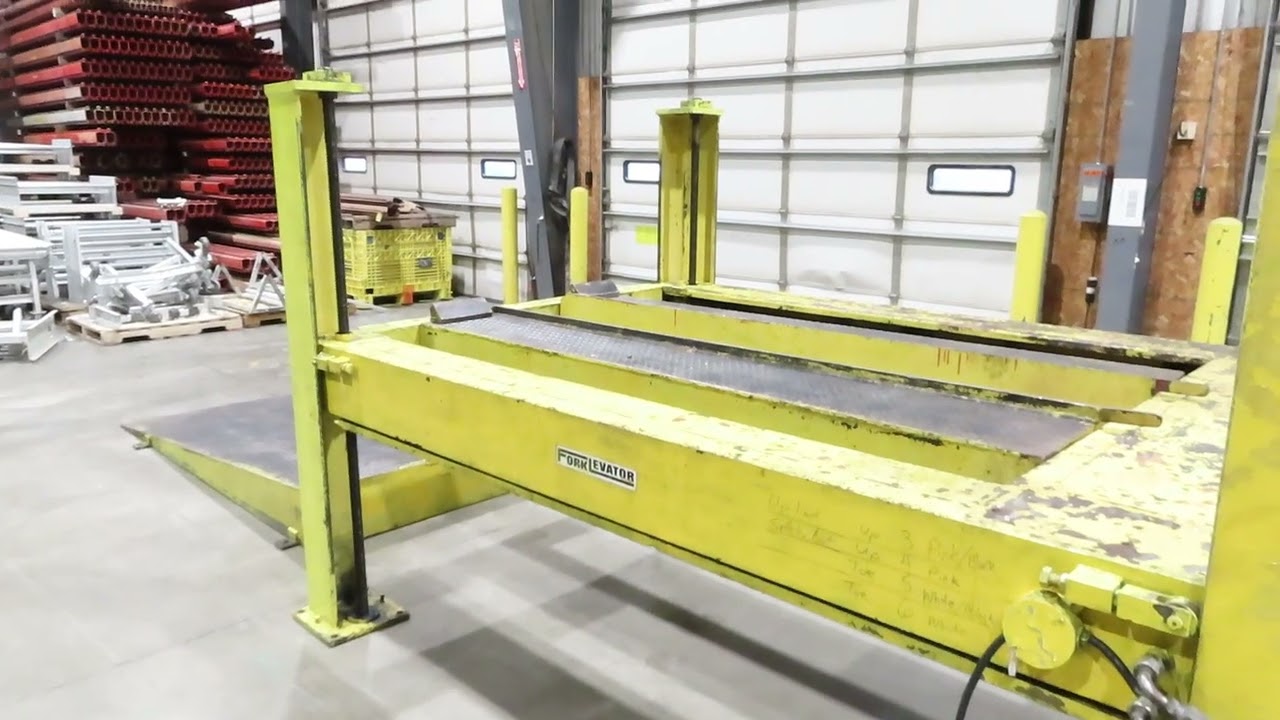 Forklevator Forklift Four Post Mechanical Service Lift 20000lbs 102x60