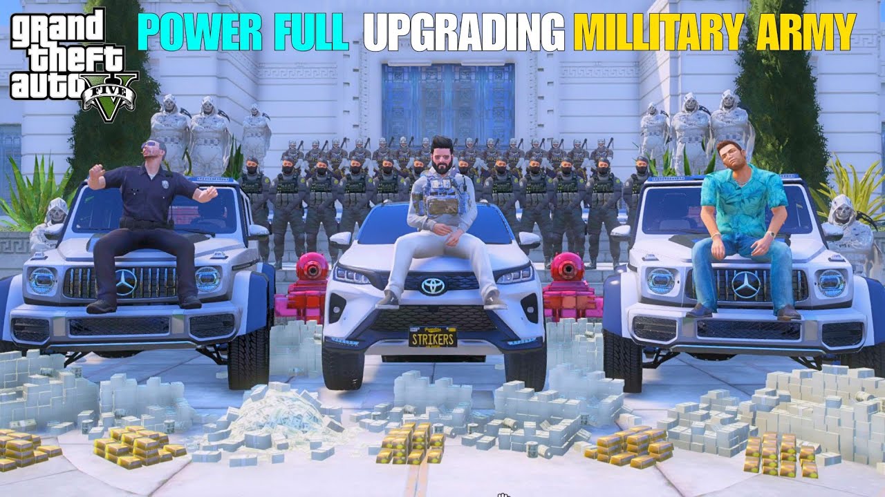 MICHAEL UPGRADTED POWER FULL MILITARY FORCE !! GTA5  GAMEPLAY CINEMATIC @Tecnogamerz