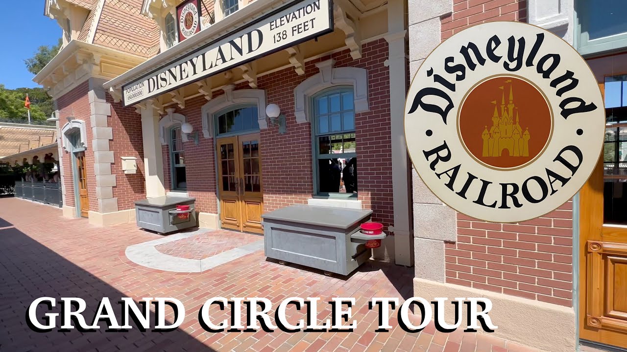 Disneyland Railroad Grand Circle Tour 4K