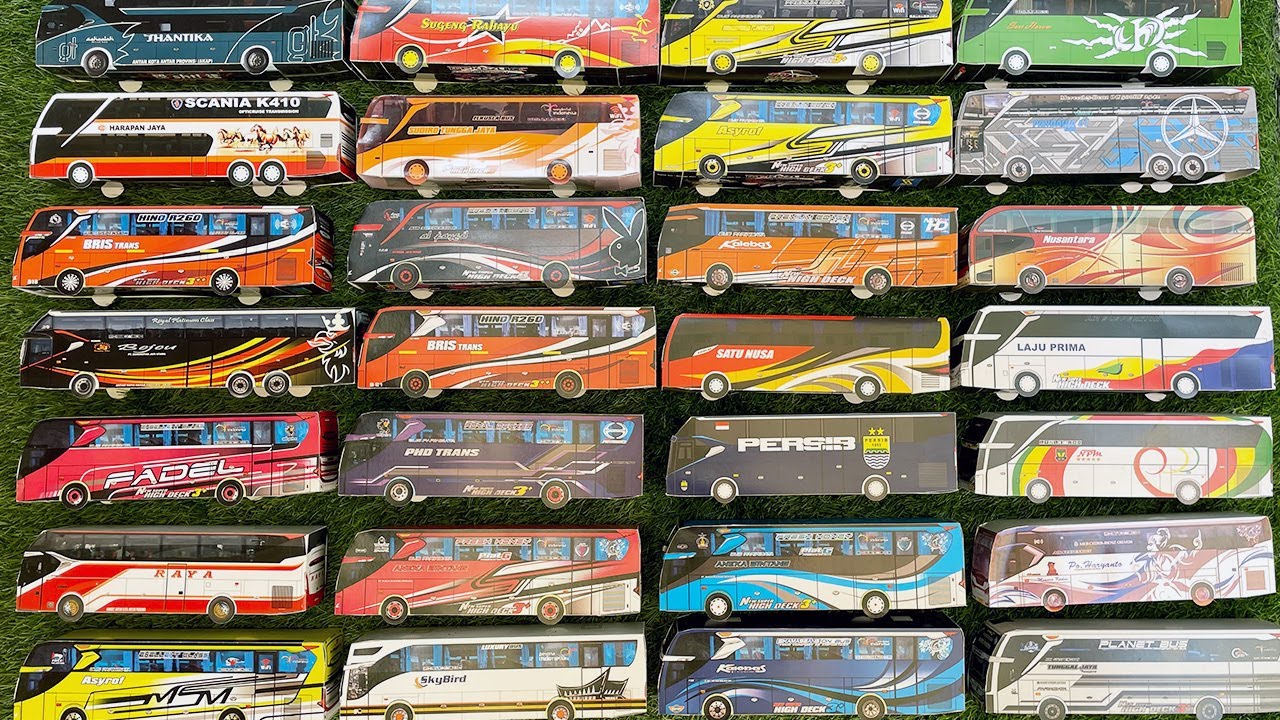Bus telolet, Bus Persib Bandung, Bus Sari Harum, Bus Nusantara, Bus Fadel Ramisya, 200