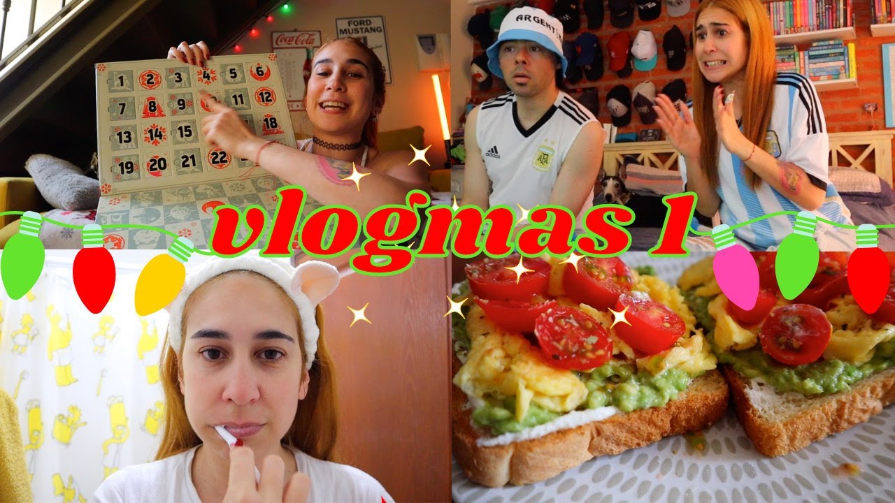 🎄VLOGMAS 1🎄 Juega ARGENTINA y estreno CALENDARIO de ADVIENTO