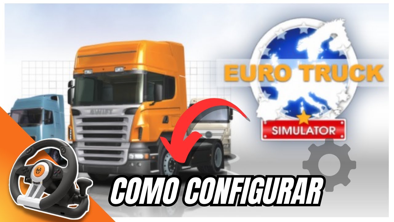 Como Configurar o volante Krom K Wheel no Euro Truck Simulator 1