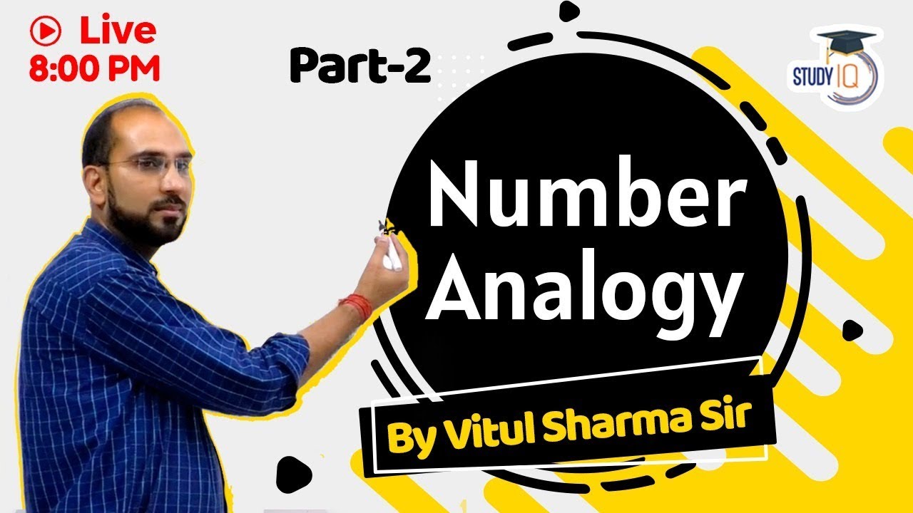 Number Analogy || Part 2 || Reasoning Class || By Vitul Sir || Study IQ