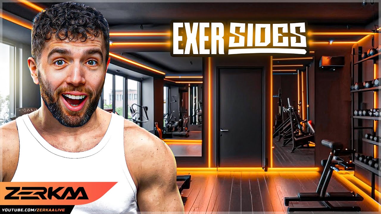 OPENING THE NEW SIDEMEN GYM... (Gym Simulator 24)