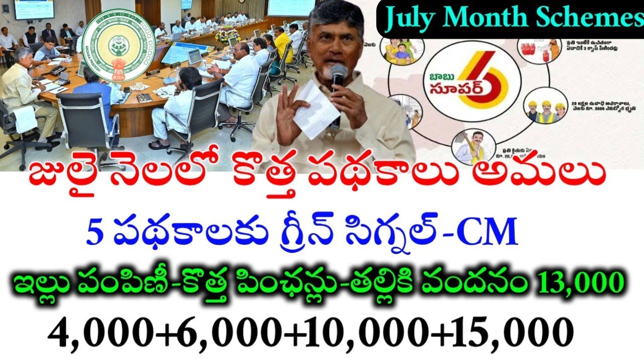 ఈరోజు నుంచి అమలయ్యే కొత్త పథకాలు|Ap Upcoming July Month Schemes 2026|Ap July Schemes update 2026