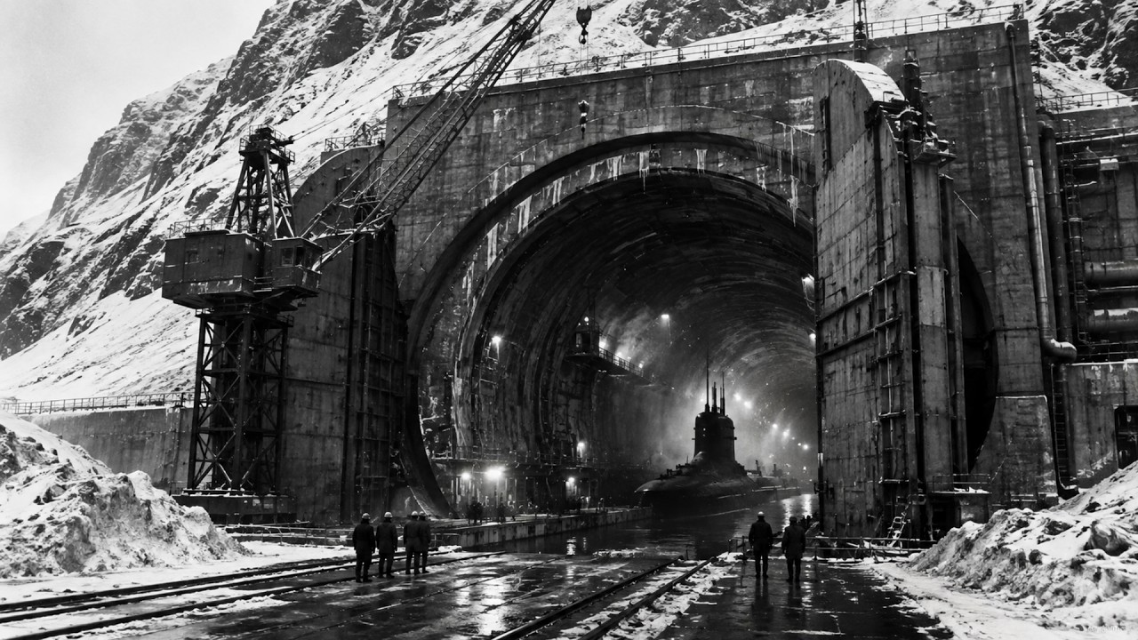 The Soviet Navy&rsquo;s Secret Arctic Tunnels... What Western Satellites Found at Gremikha