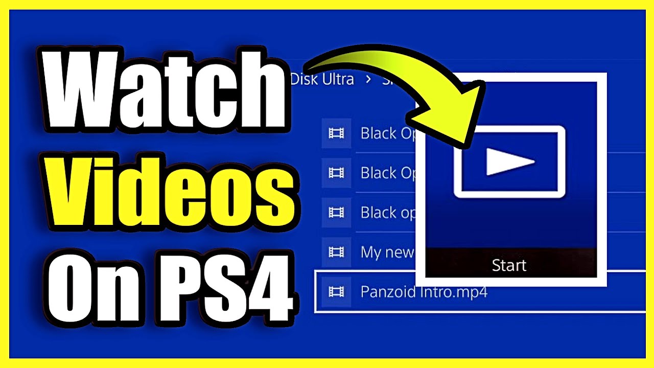 Как установить PS4 MEDIA PLAYER для воспроизведения видеофайлов MKV, AVI, MP4, MPEG 2 с USB!