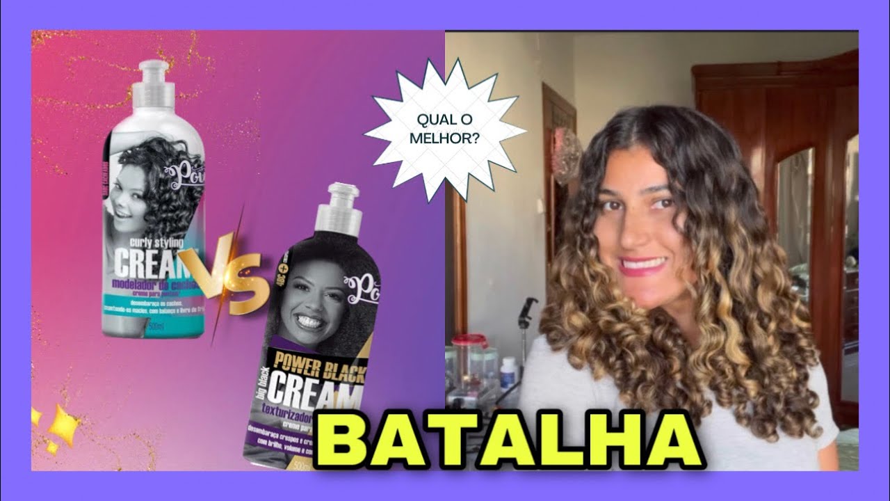 Batalha Curly Styling Cream X Big Black Cream SOUL POWER