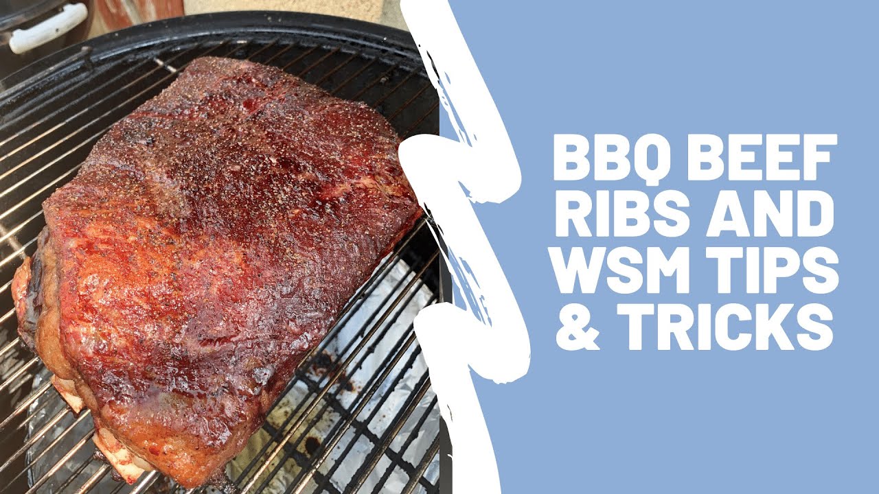 Low and Slow BBQ Beef Short Ribs on a Weber Smokey Mountain (WSM) & other Bullet Smokers...