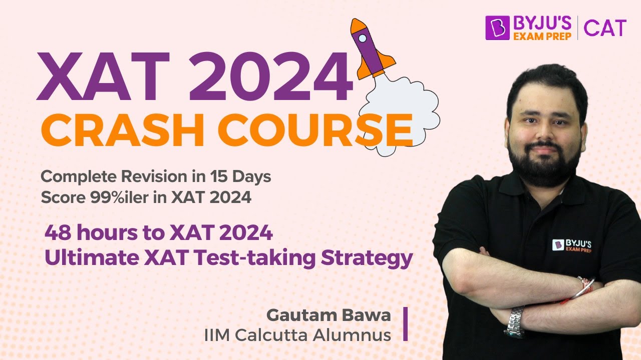 XAT 2024 Crash Course | 2 days to XAT 2024 | Important XAT Topics | XAT Strategy #xat2024 #xatexam